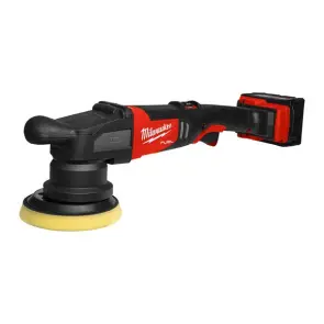 Машина полірувальна ексцентрикова акумуляторна безщіткова MILWAUKEE, M18 FROP15-502X, діаметр 125мм (зарядний.пристрій М12-18 FC №15