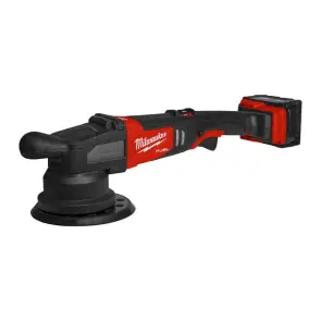 Машина полірувальна ексцентрикова акумуляторна безщіткова MILWAUKEE, M18 FROP21-502X, діаметр 150мм (зарядний пристрій M12-18 FC №2
