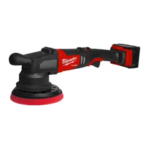 Машина полірувальна ексцентрикова акумуляторна безщіткова MILWAUKEE, M18 FROP21-502X, діаметр 150мм (зарядний пристрій M12-18 FC №4