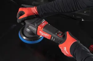 Машина полірувальна ексцентрикова акумуляторна безщіткова MILWAUKEE, M18 FROP21-502X, діаметр 150мм (зарядний пристрій M12-18 FC №11