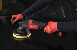 Машина полірувальна ексцентрикова акумуляторна безщіткова MILWAUKEE, M18 FROP21-502X, діаметр 150мм (зарядний пристрій M12-18 FC №12