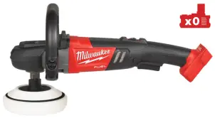 Машина полірувальна кутова акумуляторна безщіткова MILWAUKEE, M18 FAP180-0X, діаметр 180мм, (полірувальна платформа, пилезахисни №2