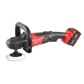 Машина полірувальна кутова акумуляторна безщіткова MILWAUKEE, M18 FAP180-502X, діаметр 180мм (зарядний пристрій M12-18 FC, 2 аку №13