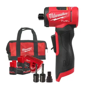 Шліфмашина кутова цангова акумуляторна MILWAUKEE, M12 FDGA2-522BA, діаметр цанг 6/8мм (зарядний пристрій С12 С, 1 акумулятор М12 №1