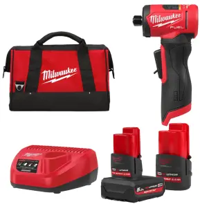 Шліфмашина кутова цангова акумуляторна MILWAUKEE, M12 FDGA2-522B, діаметр цанг 6/8мм (зарядний пристрій С12 С, 1 акумулятор М12 №1