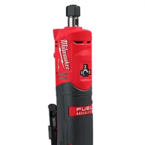 Шлифмашина прямая аккумуляторная цанговая бесщеточная MILWAUKEE, M12 FDGS-0, цанга 6/8мм (каркас, картонная упаковка) №2