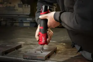 Шлифмашина прямая аккумуляторная цанговая бесщеточная MILWAUKEE, M12 FDGS-0, цанга 6/8мм (каркас, картонная упаковка) №6
