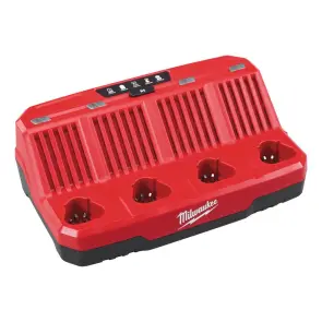 Зарядний пристрій MILWAUKEE, M12 C4 (для 4х акумуляторів М12) №1