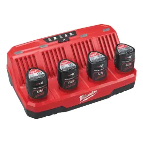 Зарядний пристрій MILWAUKEE, M12 C4 (для 4х акумуляторів М12) №5