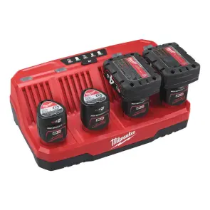 Зарядний пристрій MILWAUKEE, M12 C4 (для 4х акумуляторів М12) №6