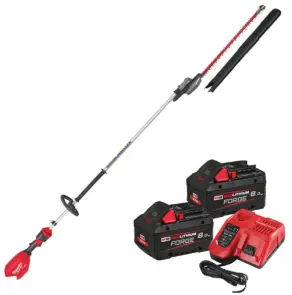 Кусторез высотный аккумуляторный бесщеточный MILWAUKEE, M18 FHETE27-802, 267см, лезвие 60см (зарядное устройство M12-18 FC, 2 аккумулята) №1