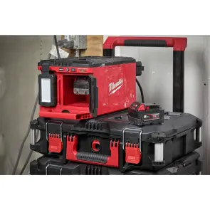 Фонарь светодиодный аккумуляторный с зарядным устройством PACKOUT MILWAUKEE, M18 POALC-0 №10