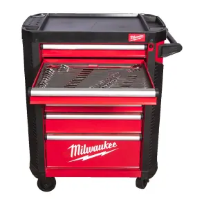 Візок інструментальний MILWAUKEE, SRC30-1, 30''/78см, 7 полок , з комплектом інструмента, (206шт) №1