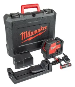 Нивелир линейный лазерный аккумуляторный MILWAUKEE, L4 CLLP-301C (зарядное устройство micro-USB, 1 аккумулятор L4 3Ач, кейс) №1