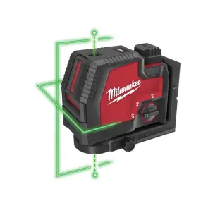 Нивелир линейный лазерный аккумуляторный MILWAUKEE, L4 CLLP-301C (зарядное устройство micro-USB, 1 аккумулятор L4 3Ач, кейс) №4