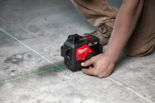 Нівелір 3D лазерний акумуляторний MILWAUKEE, M12 3PL-0C (360 градусів, зелений промінь) (каркас, аксесуари, кейс) №6