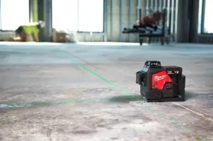 Нівелір 3D лазерний акумуляторний MILWAUKEE, M12 3PL-0C (360 градусів, зелений промінь) (каркас, аксесуари, кейс) №7