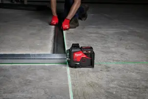 Нівелір 3D лазерний акумуляторний MILWAUKEE, M12 3PL-0C (360 градусів, зелений промінь) (каркас, аксесуари, кейс) №9