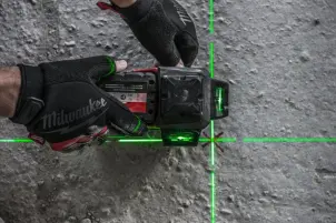 Нівелір 3D лазерний акумуляторний MILWAUKEE, M12 3PL-0C (360 градусів, зелений промінь) (каркас, аксесуари, кейс) №13