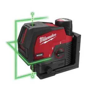 Нівелір лазерний лінійно-точковий акумуляторний MILWAUKEE M12 CLLP-301C (зелений промінь) №3