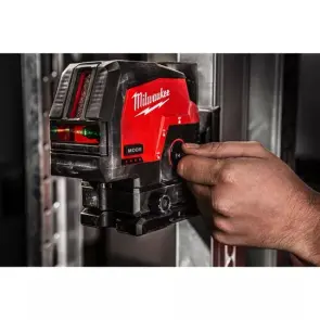 Нівелір лазерний лінійно-точковий акумуляторний MILWAUKEE M12 CLLP-301C (зелений промінь) №6