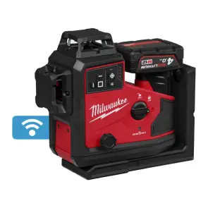 Нівелір 3D лазерний акумуляторний MILWAUKEE, M12 A3PLO-401C (360 градусів, зелений промінь) (зарядний пристрій С12 С, 1 акумуля №3