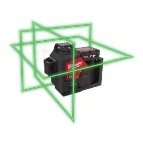 Нівелір 3D лазерний акумуляторний MILWAUKEE, M12 A3PLO-401C (360 градусів, зелений промінь) (зарядний пристрій С12 С, 1 акумуля №4