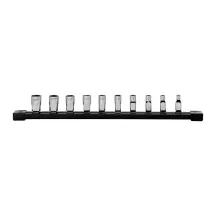 Набір головок торцевих хромованих 1/4'' MILWAUKEE (4-13мм) на планці (10шт) купити