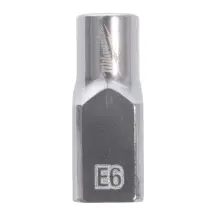 Головка торцевая хромированная TORX Е-стандарт 1/4'' MILWAUKEE, E6 купить в Украине