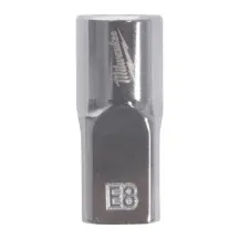 Головка торцева хромована TORX Е-стандарт 1/4'' MILWAUKEE, E8 купити