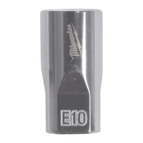 Головка торцева хромована TORX Е-стандарт 1/4'' MILWAUKEE, E10 №1