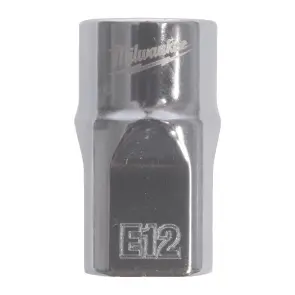 Головка торцевая хромированная TORX Е-стандарт 3/8'' MILWAUKEE, E12 №1