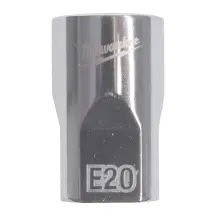 Головка торцева хромована TORX Е-стандарт 1/2'' MILWAUKEE, E18 купити в Києві