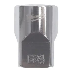 Головка торцева хромована TORX Е-стандарт1/2'' MILWAUKEE, E24 №1
