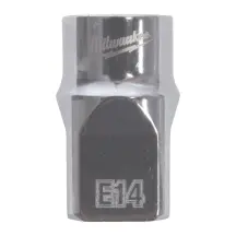 Головка торцевая хромированная TORX Е-стандарт 3/8'' MILWAUKEE, E14 в магазині TVOE