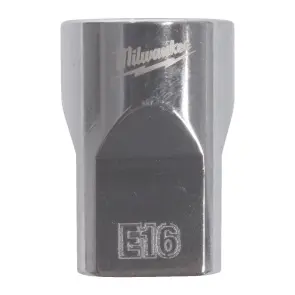 Головка торцевая хромированная TORX Е-стандарт 3/8'' MILWAUKEE, E16 №1