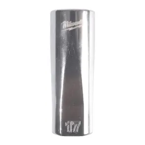Головка торцева хромована 3/8'' MILWAUKEE, (зірочка 12 гранн.) подовжена, 17мм №1