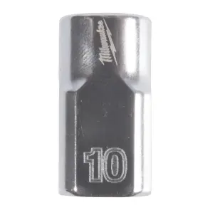 Головка торцева хромована 3/8'' MILWAUKEE, (зірочка 12 гранн.), 10мм №1
