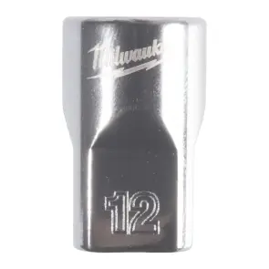 Головка торцева хромована 3/8'' MILWAUKEE, (зірочка 12 гранн.), 12мм №1