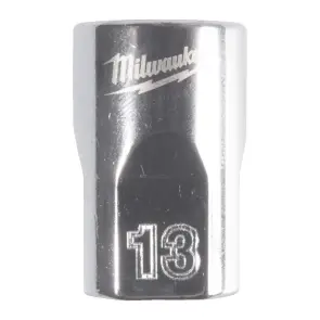 Головка торцева хромована 3/8'' MILWAUKEE, (зірочка 12 гранн.), 13мм №1