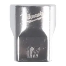 Головка торцевая хромированная 3/8'' MILWAUKEE, (звездочка 12 гранн.), 17мм купить в Украине