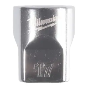 Головка торцева хромована 3/8'' MILWAUKEE, (зірочка 12 гранн.), 17мм №1