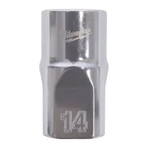 Головка торцева хромована 1/2'' MILWAUKEE, (зірочка 12 гранн.), 14мм в магазині TVOE
