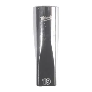 Головка торцева хромована 1/2'' MILWAUKEE, (зірочка 12 гранн.) подовжена, 19мм №1
