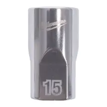 Головка торцева хромована 1/2'' MILWAUKEE, (зірочка 12 гранн.), 15мм купити в Києві