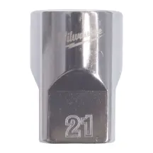 Головка торцева хромована 1/2'' MILWAUKEE, (зірочка 12 гранн.), 21мм в магазині TVOE