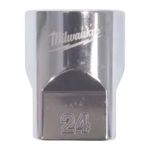 Головка торцева хромована 1/2'' MILWAUKEE, (зірочка 12 гранн.), 24мм купити в Україні