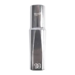 Головка торцева хромована 1/2'' MILWAUKEE, (зірочка 12 гранн.) подовжена, 13мм №1