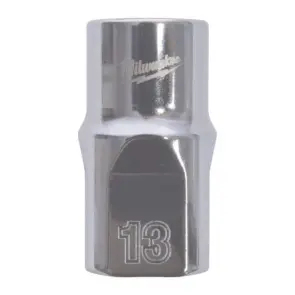 Головка торцева хромована 1/2'' MILWAUKEE, (зірочка 12 гранн.), 13мм №1
