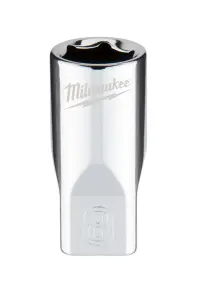 Головка торцева хромована 1/4'' 6гр. MILWAUKEE, 8мм №1